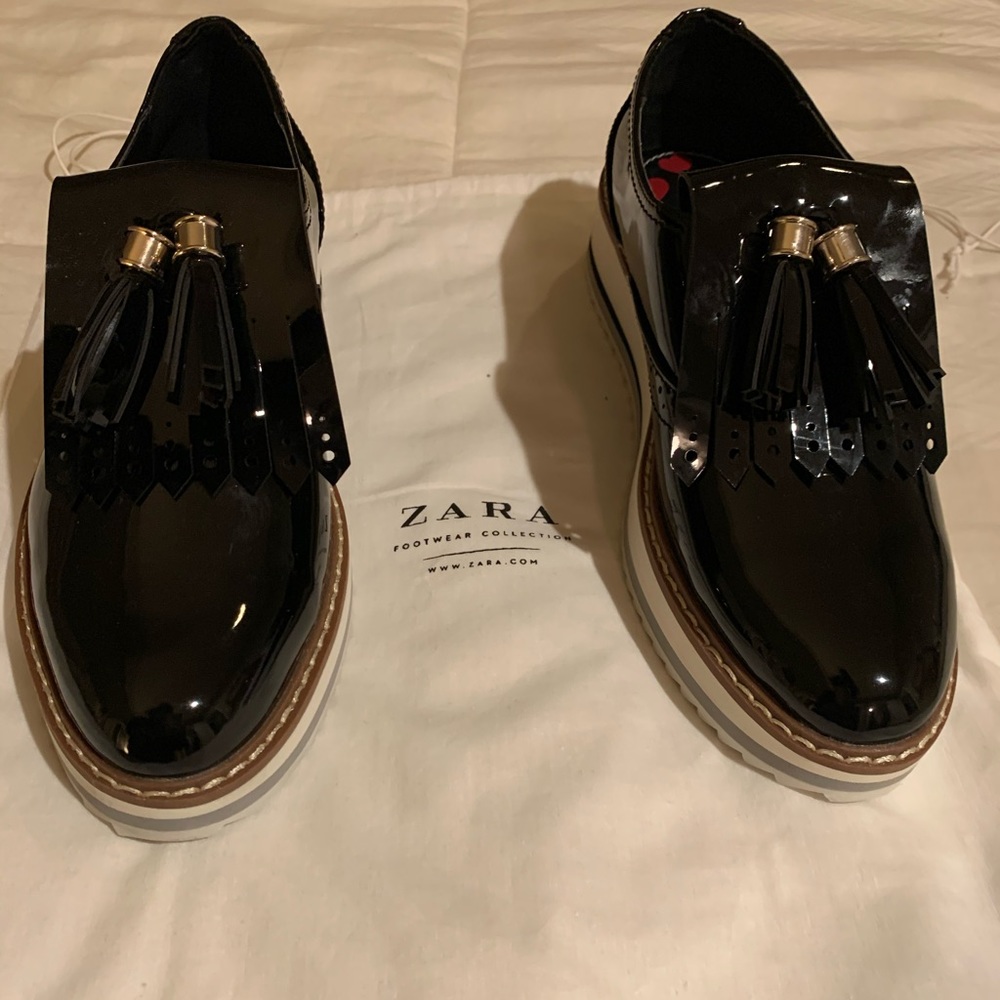 Zara derby loafers
